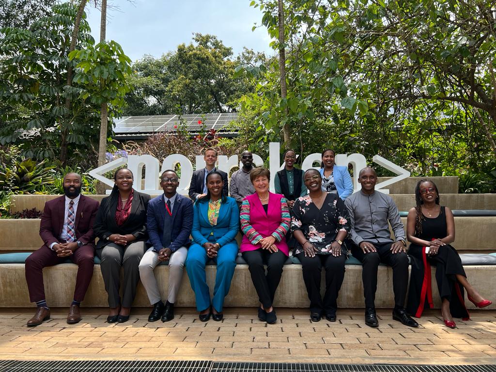 Today, we were honored to interact with IMF MD 
<a href="/KGeorgieva/">Kristalina Georgieva</a> in a meeting held at <a href="/norrskenEA/">Norrsken East Africa</a> with green entrepreneurs where we had the chance to showcase our on-demand ride hailing green solution &amp; innovation geared to decarbonize our transport sector #safiriderw #RwOT <a href="/BRDbank/">Development Bank of Rwanda, PLC.</a>
