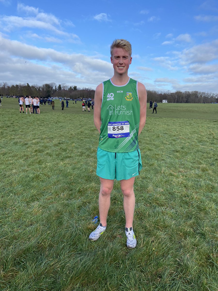 A huge Well Done to all our runners who ran in The West Leinster Cross Country Championship today in the Phoenix Park. With a special Congratulations to our Senior athlete Moss Byrne who qualified to the Leinster championship in two weeks👏