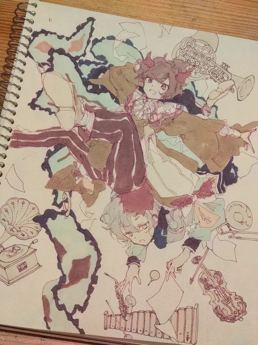 スケッチブックに描いていたもの 