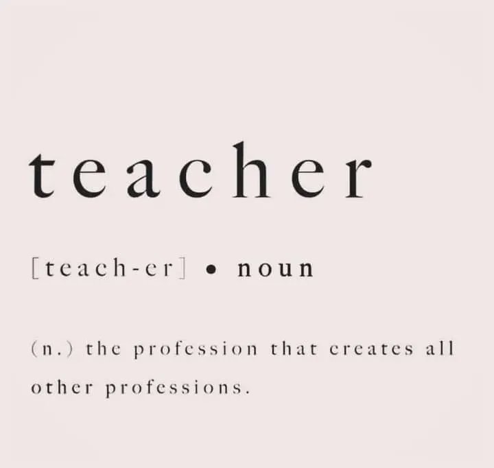 Thank you teachers! 🧡
