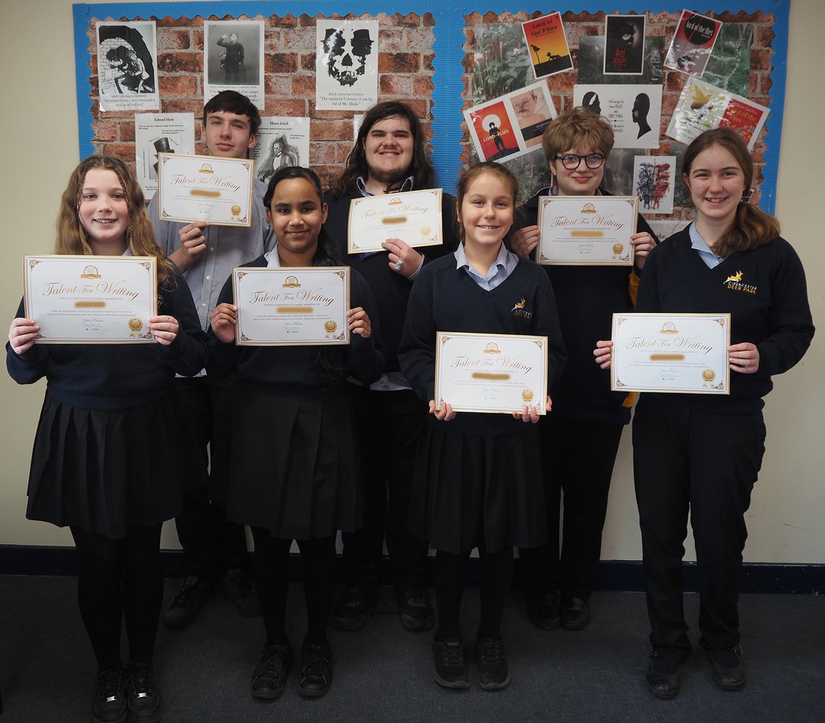 CDPStoday's tweet photo. Congratulations to these young writers whose 100-word short stories have been chosen for publication by Young Writers in their 'Integer - Amazing Tales' anthology. Fantastic!

@YoungWritersCW #youngwriters @CDPSenglish #CirencesterDeerParkSchool #DeerParkSchool #EnglishFaculty https://t.co/GgeucdGer6