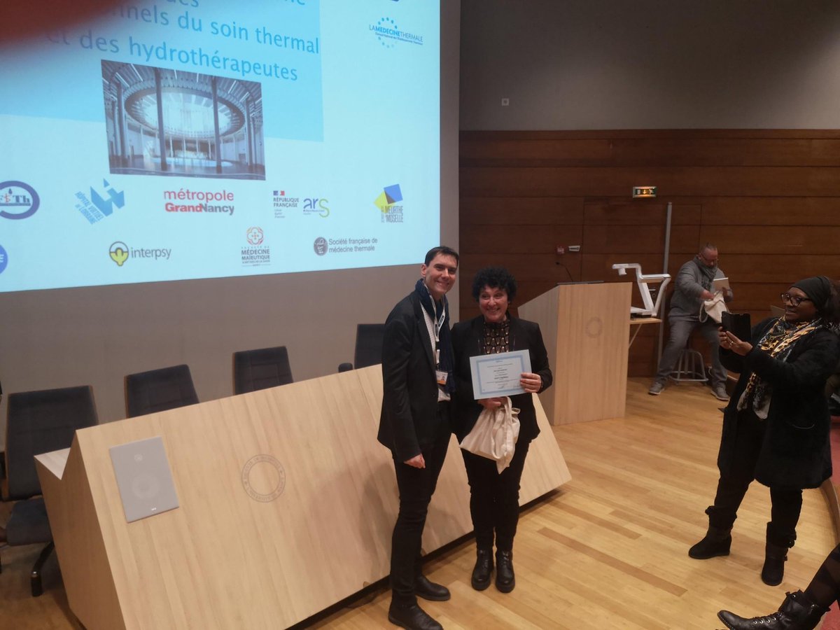 CHRU_de_Nancy's tweet image. 💧#Thermalisme [24.01.23] 1ere rencontre francophone du thermalisme organisée par le @CHRU_de_Nancy &amp;amp; IET :
✅ + 100 participants en présentiel &amp;amp; distanciel
✅ 5 pays représentés
Bravo &amp;amp; merci à tous 👏
@Grand_Nancy @RegionLorraine @pole_emploi #CNETH @RESEAUCHU