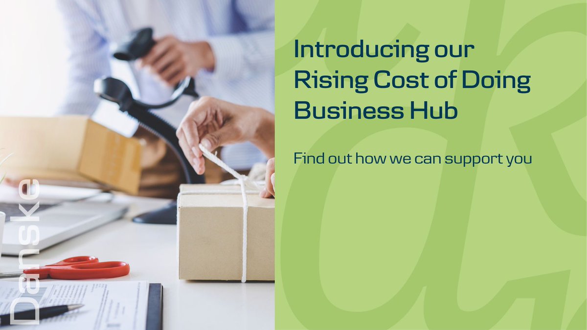 We know that operating costs are soaring for many businesses which is why we’ve launched our new Rising Cost of Doing Business hub. It provides some practical tips and how to find additional support, both inside and outside Danske Bank. Check it out: danskebank.co.uk/business/help/…
