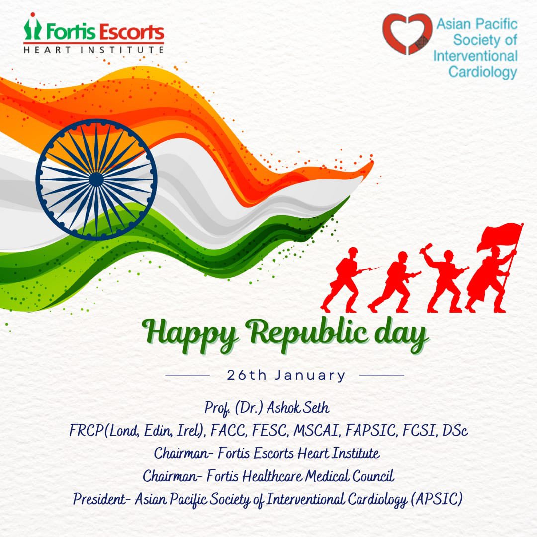 Happy 74th Republic Day to all my fellow colleagues and citizens, as we celebrate India's RepublicDay, let's remember all those who have sacrifice their lives for our nation, protect us & our borders so that we are the greatest and largest democracy in the world. Jai Hind🇮🇳