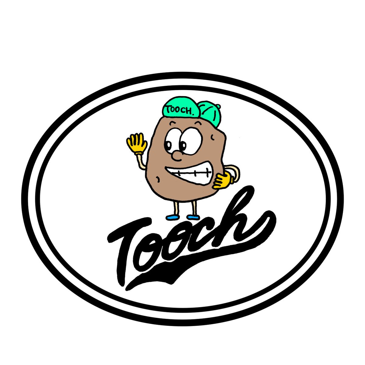 TOOCH_NKT's tweet photo. 新しいステッカーデザイン♪

完成してから気づいた。

これNOOCH.のキャラでした💦

#TOOCH.
#家庭菜園
#NOOCH. https://t.co/8wAKgb4ZDN