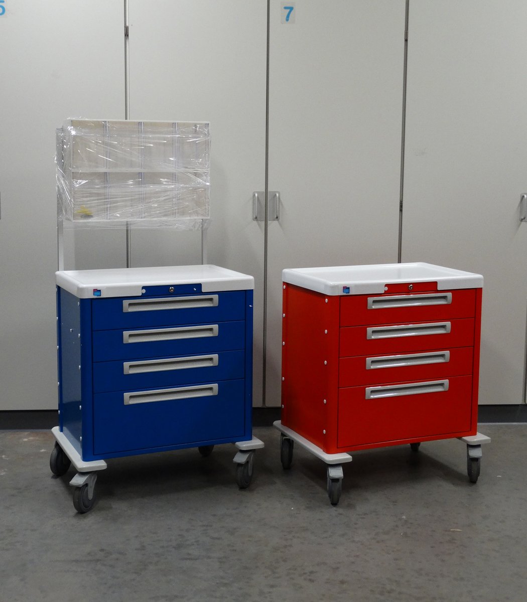 allmodul's tweet image. Voor een #ROC in Flevoland leveren wij 8 #medisch #modulaire 600x400mm wagens. In twee fraaie #RAL kleuren gecoat. #scholen #zorgsector #zorg #verpleegopleiding 🏫👩‍⚕️🟥  🟦