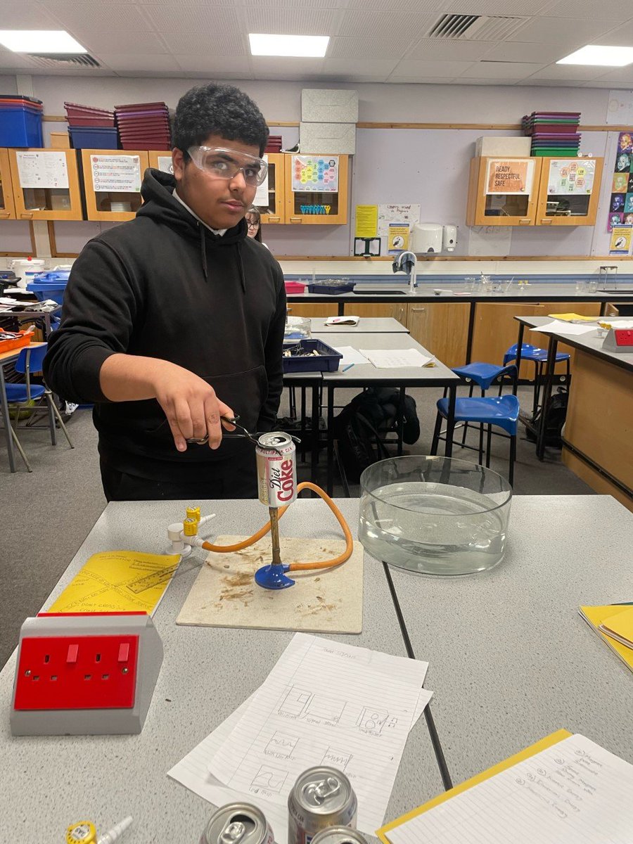 MorganAcPhysics's tweet image. Some of our S3's had a great time crushing cans to help them learn about gas laws today
@morganacademy1 @JohnnyLothian