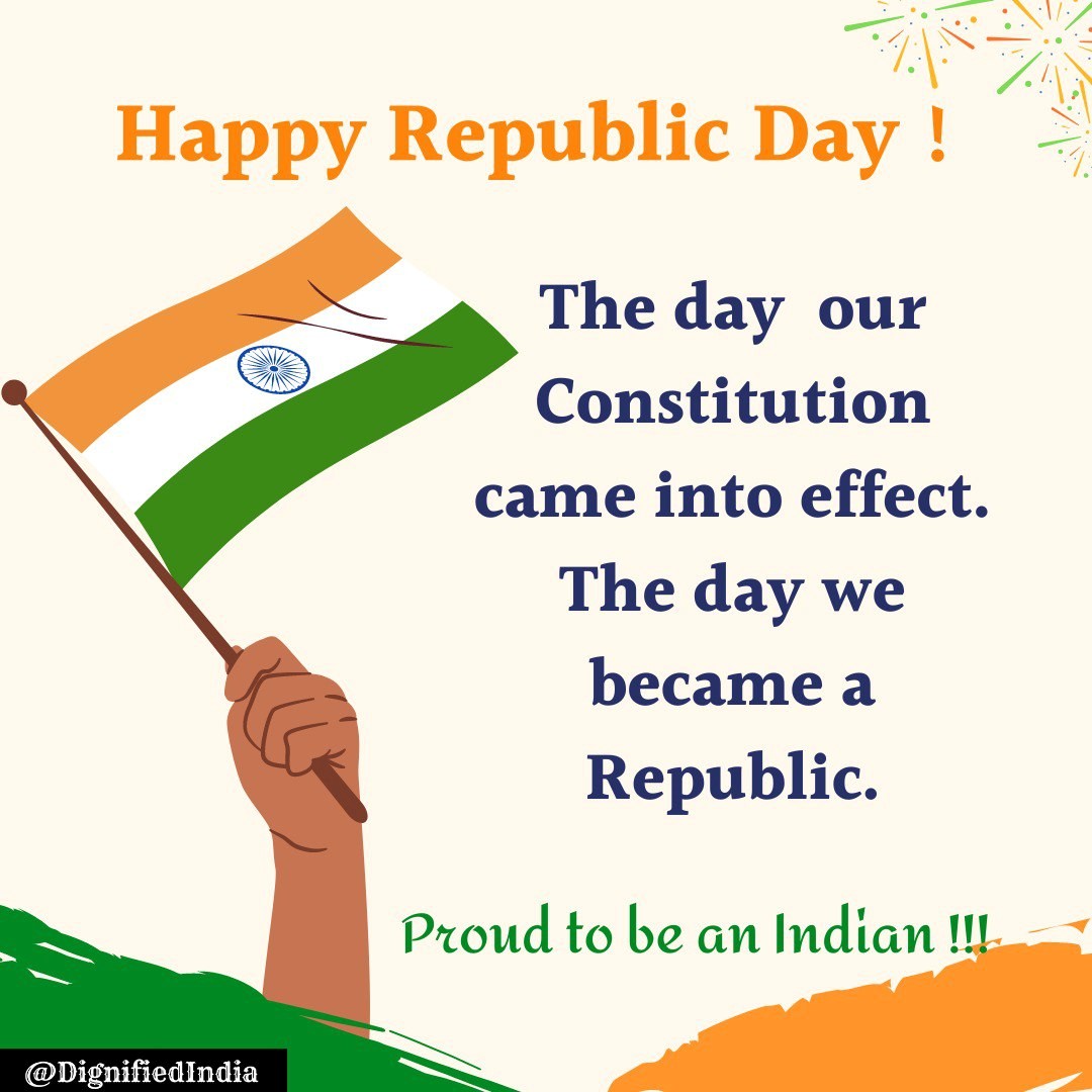 Happy Republic Day!
गणतंत्र दिवस की हार्दिक शुभकामनाएं।
#HappyRepublicDay_Jan26