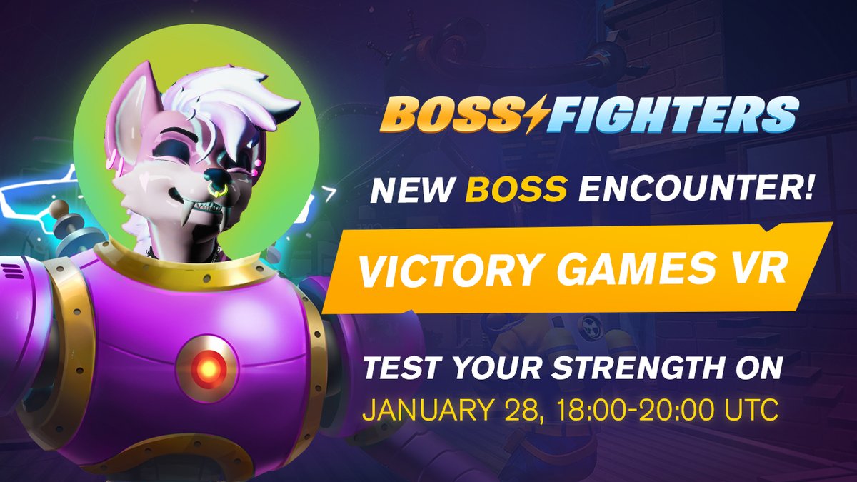 exylos_ai's tweet photo. Are you ready?
2 days left and the battle begins!
Playtest is around the corner and we have another WOW surprise! our Twitch Content Creator @VictoryVRC will join us on 28th January from 18:00 UTC!
Let's play with him if you dare! https://t.co/PL4Pl6Zyzu
#gaming #playtest https://t.co/eRSykEZGUY