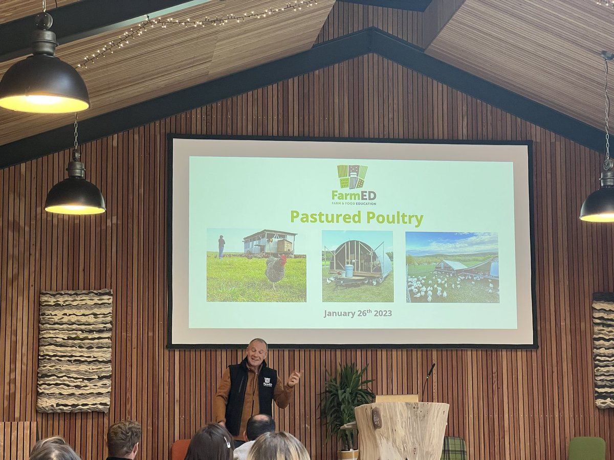 @JontyFarmED opening up this afternoon’s event here @RealFarmED #pasturedpoultry