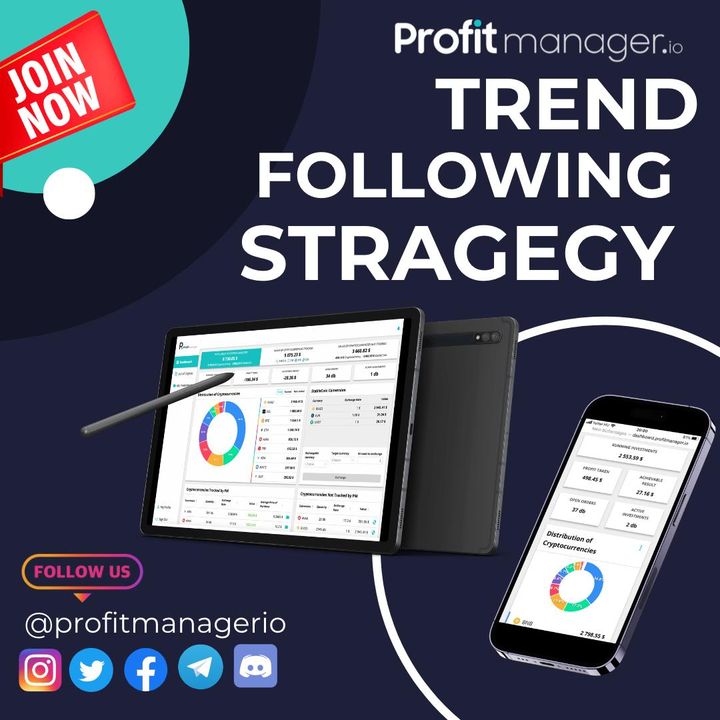 ProfitManagerio's tweet photo. We proudly present the Profit Manager's Trend following Strategy
https://t.co/fFurzhknnR
#profitmanager #crypto #bitcoin #cryptocurrency #blockchain #ethereum #trading #money #cryptocurrencies #investing #investment #bitcoins #business #invest #entrepreneur #binance https://t.co/uxrQQqfm5O