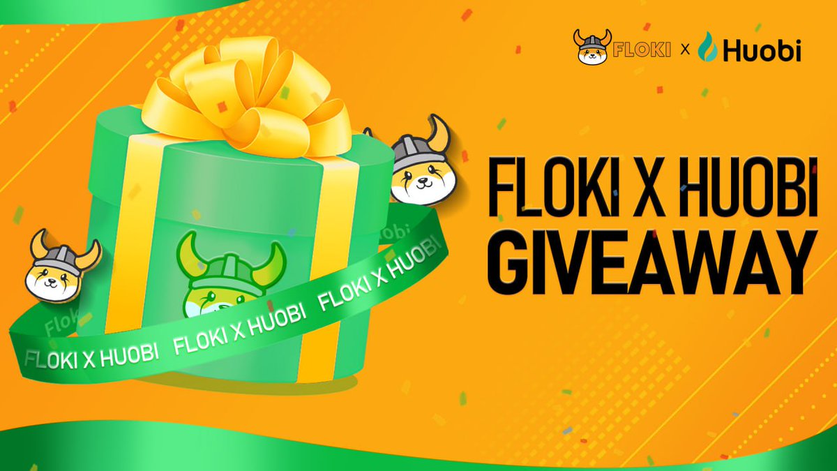 #Floki x #Huobi $1,000 giveaway:

To participate:

- Like and retweet this tweet.
- Follow <a href="/RealFlokiInu/">FLOKI</a> and <a href="/HuobiGlobal/">火币HTX</a>.
- Comment on this tweet using the #Huobi hashtag and tag 3 people.

20 winners will split $1,000 in $FLOKI tokens.

Giveaway ends in 7 days!