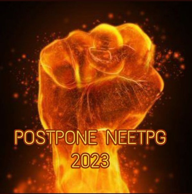 dhoniguna's tweet photo. #POSTPONENEETPG23 https://t.co/vCQkhqLAIQ
