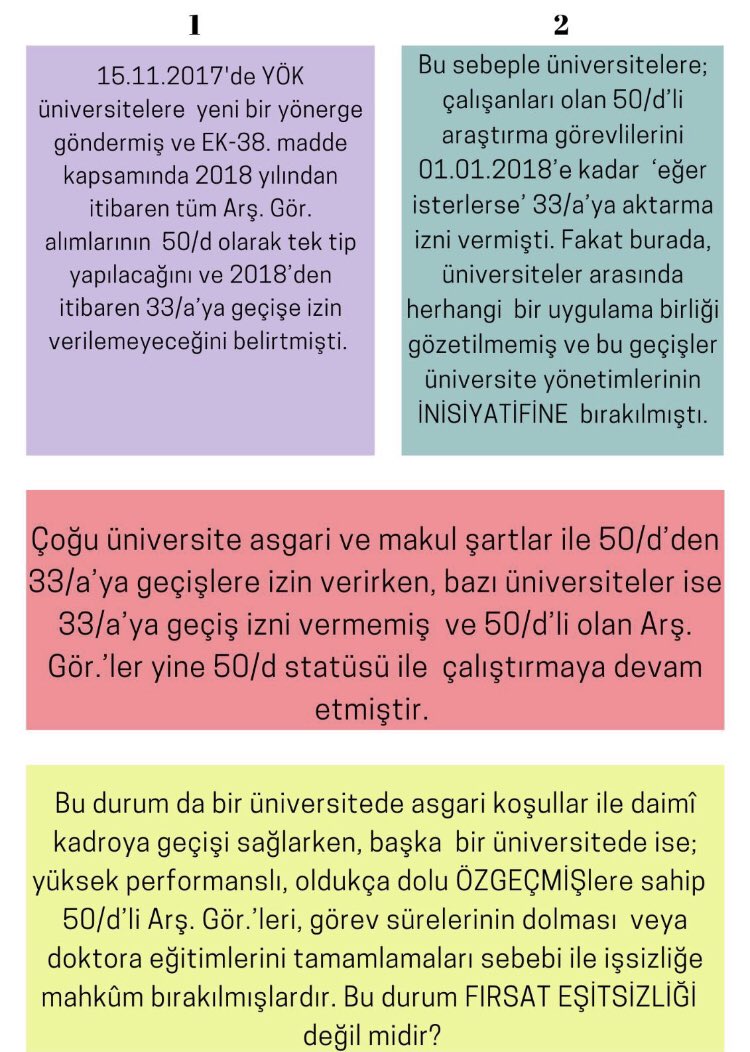 @MvSuatOzcan Teşekkür ederiz sayın vekilim. Başarılı doktora mezunu 50D liler mağdur bırakılmamalıdır. Yıllarca emek verdik, 50D yüzünden işsiz kaldık. 2018 yılında 33/a ya aktarım ve atamalar kalktı. Şimdi ise 33/a geri geldi ve biz işsiz kalmış olduk.