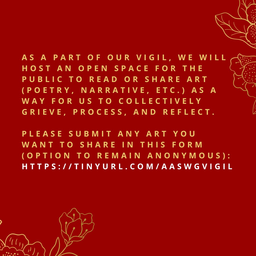 annamstorti's tweet image. the students of @DukeAASWG are hosting a vigil next Monday in response to the Monterey Park and Half Moon Bay tragedies. It's been a heavy week, and I feel lucky to know these students who put so much thought, time, and care into planning this for the Duke community