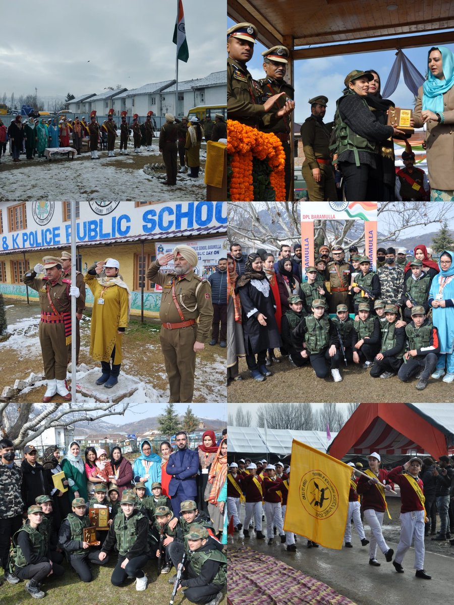 policeschoolbla's tweet photo. Police Public School Baramulla celebrated India’s 74th Republic Day on January 26, 2023.
      The school also participated in Republic Day parade in DPL Baramulla and secured  3rd position school contingent category and 1st position in cultural event. https://t.co/F1cFgnCAAL