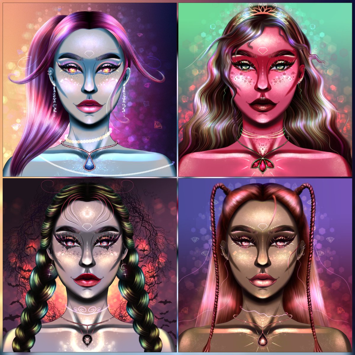 WhyAre_you_here's tweet image. Shiny Gem-Girls 
💎 0.009-0.015 $ETH/OS