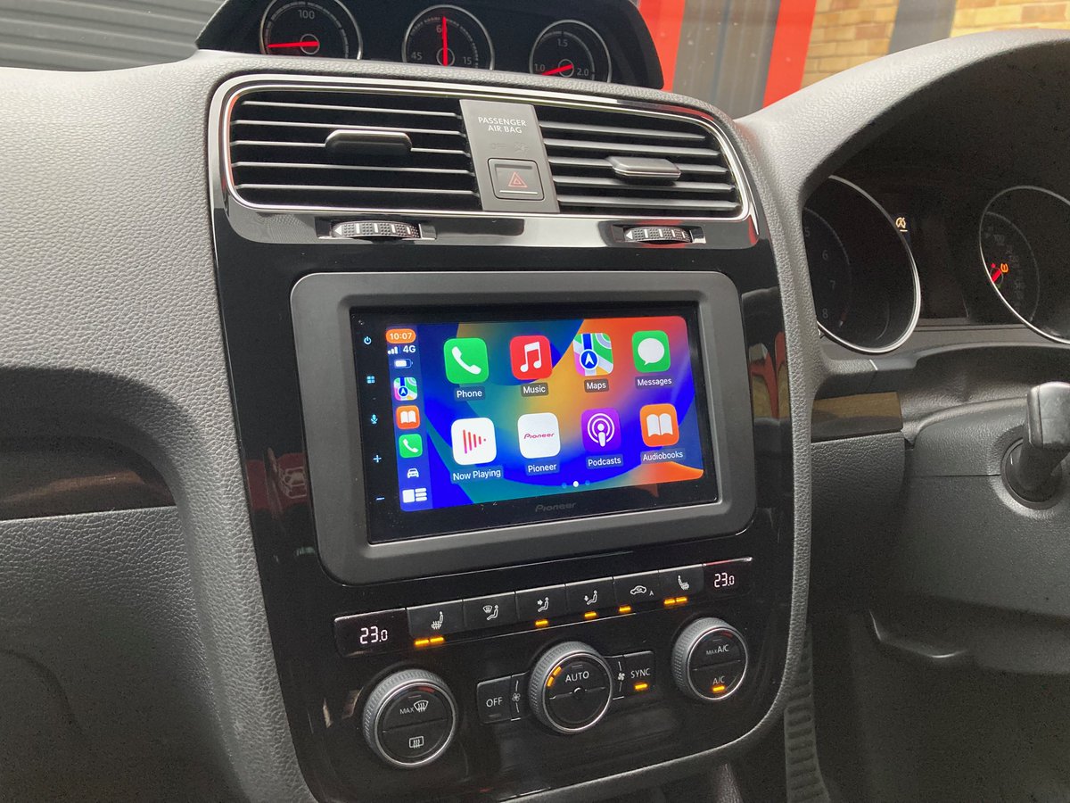 dynamic_audio's tweet photo. VW Scirocco 2014 model upgraded with Pioneer SPH-DA360DAB Wireless CarPlay stereo using Connects2 accessories. This vehicle had the dynaudio speaker upgrade so we used the ctsvw004.2 steering wheel adaptor lead to retain the audio feature in the vehicle. 

@VW @PioneerUK https://t.co/skcU0Nj3MW
