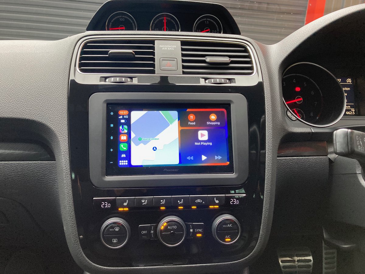 VW Scirocco 2014 model upgraded with Pioneer SPH-DA360DAB Wireless CarPlay stereo using Connects2 accessories. This vehicle had the dynaudio speaker upgrade so we used the ctsvw004.2 steering wheel adaptor lead to retain the audio feature in the vehicle. 

<a href="/VW/">Volkswagen</a> <a href="/PioneerUK/">Pioneer Car</a>