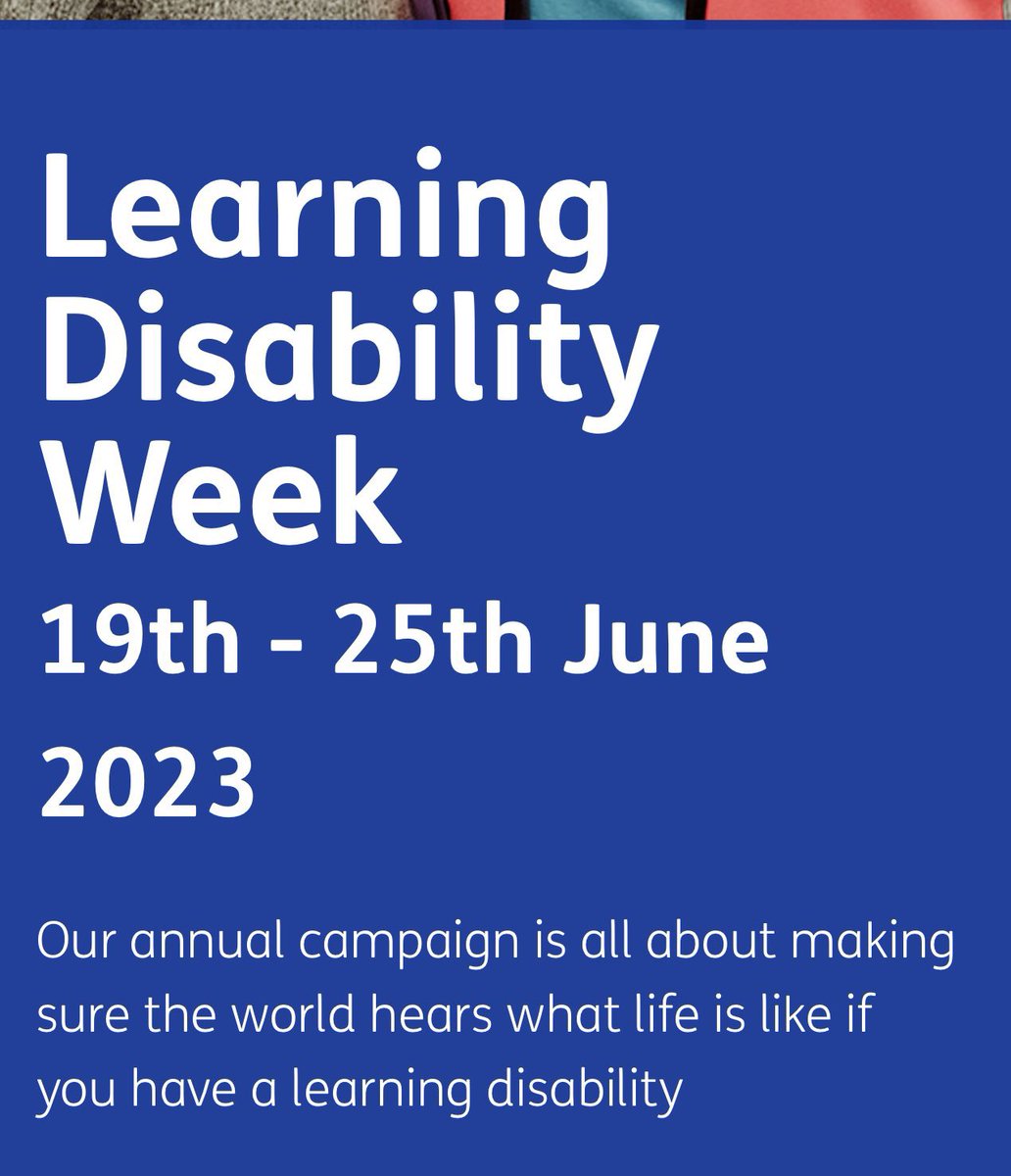 Get those diaries and calendars updated, and let's ensure the voices of people with learning disabilities and their carers are front and centre mencap.org.uk/LDWeek

 #LearningDisabilityNursing #learningdisability #Nursing #nurse #studentnurse