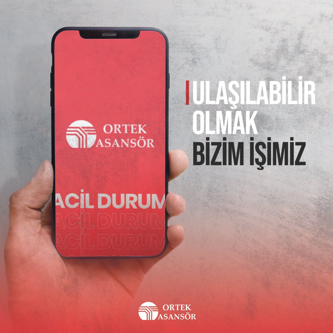 Bizlere ulaşmak telefonu eline almak kadar kolay ! Ortek®'e ihtiyaç duyduğunuz her an telefon veya üzerinde henüz  çalışmakta olduğumuz mobil uygulamamız üzerinden ulaşabilirsiniz.