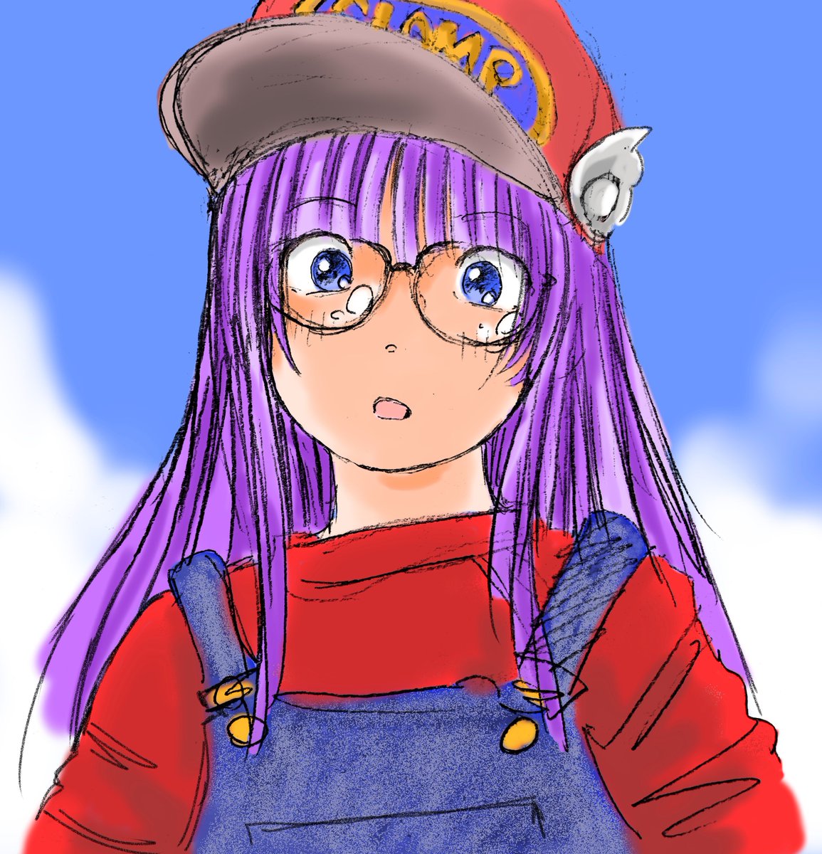 「アラレちゃん描いた_φ(・_・ 」|まるも☆『きゃぴ』Kindle版発売中！のイラスト