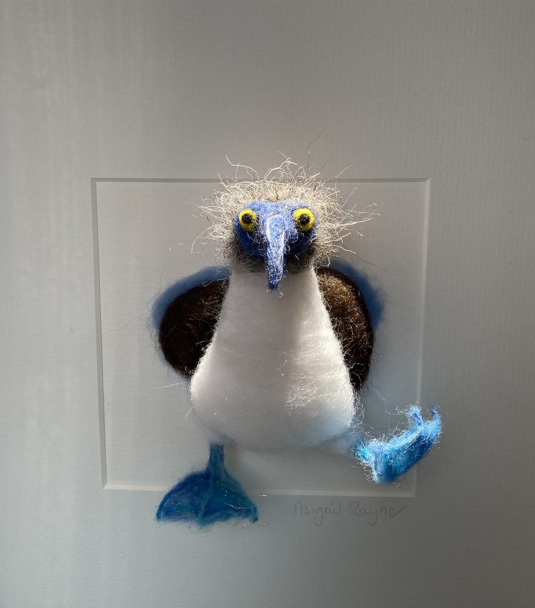 AbiFelting's tweet photo. Currently being framed…                           #nigel #boobybird #needlefelting https://t.co/tX0o7ASzt7