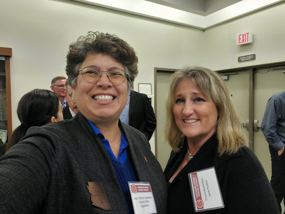 Our @ChandlerUnified schools are some of the best in the State! The annual report was presented yesterday to community and business leaders highlighting extraordinary students and teachers. Great to see board member Patti @Serrano4CUSD and Council member @JanePoston again.