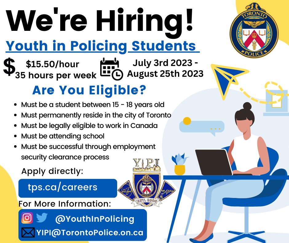 Toronto Police Service - Youth in Policing tweet media
