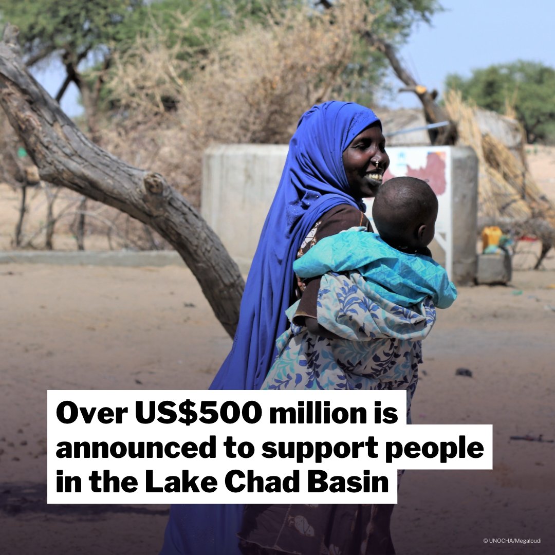 The crisis in the #LakeChadBasin, driven by extreme poverty, climate change, conflict & lack of social services, is affecting millions of people. 

At the #LakeChadNiamey Conference, over US$500 million was announced to support locally-led joint action: bit.ly/3DhlgL5