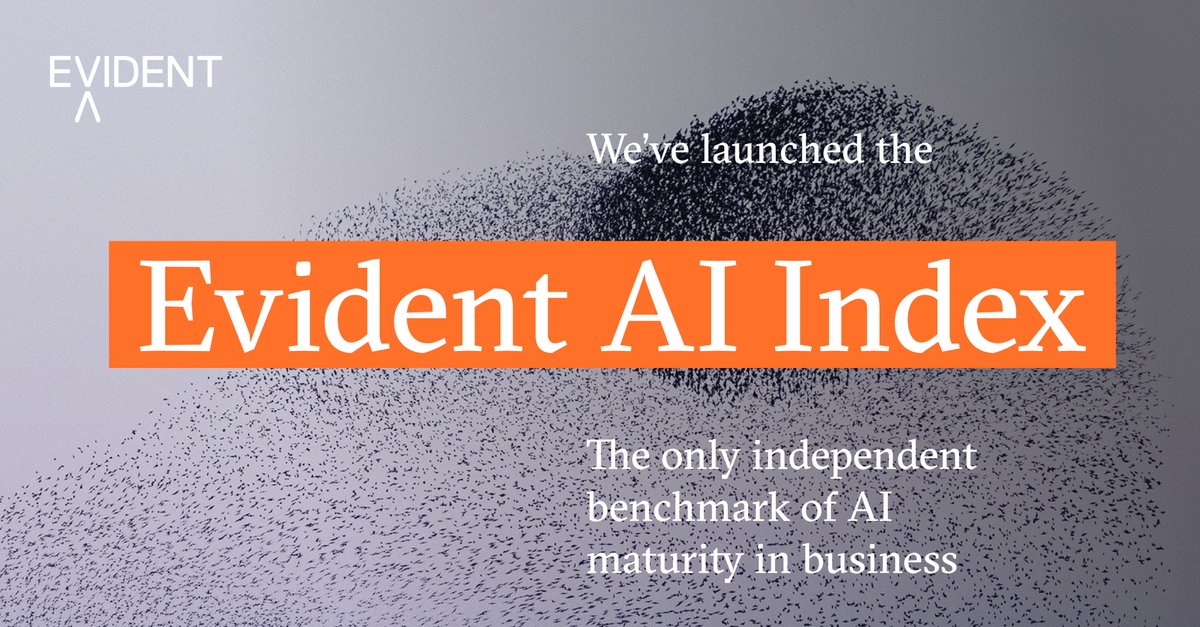 Evident Insights (@evident_hq) on Twitter photo We’re thrilled to launch the world’s first Index to track #AI maturity in business: the #EvidentAIIndex. Tonight we’ll be joined by <a href="/profgalloway/">Scott Galloway</a> and Manuela Veloso of JPMorgan Chase to discuss AI adoption in #banking. Find out more about us by visiting evidentinsights.com We’re thrilled to launch the world’s first Index to track #AI maturity in business: the #EvidentAIIndex. Tonight we’ll be joined by <a href="/profgalloway/">Scott Galloway</a> and Manuela Veloso of JPMorgan Chase to discuss AI adoption in #banking. Find out more about us by visiting evidentinsights.com