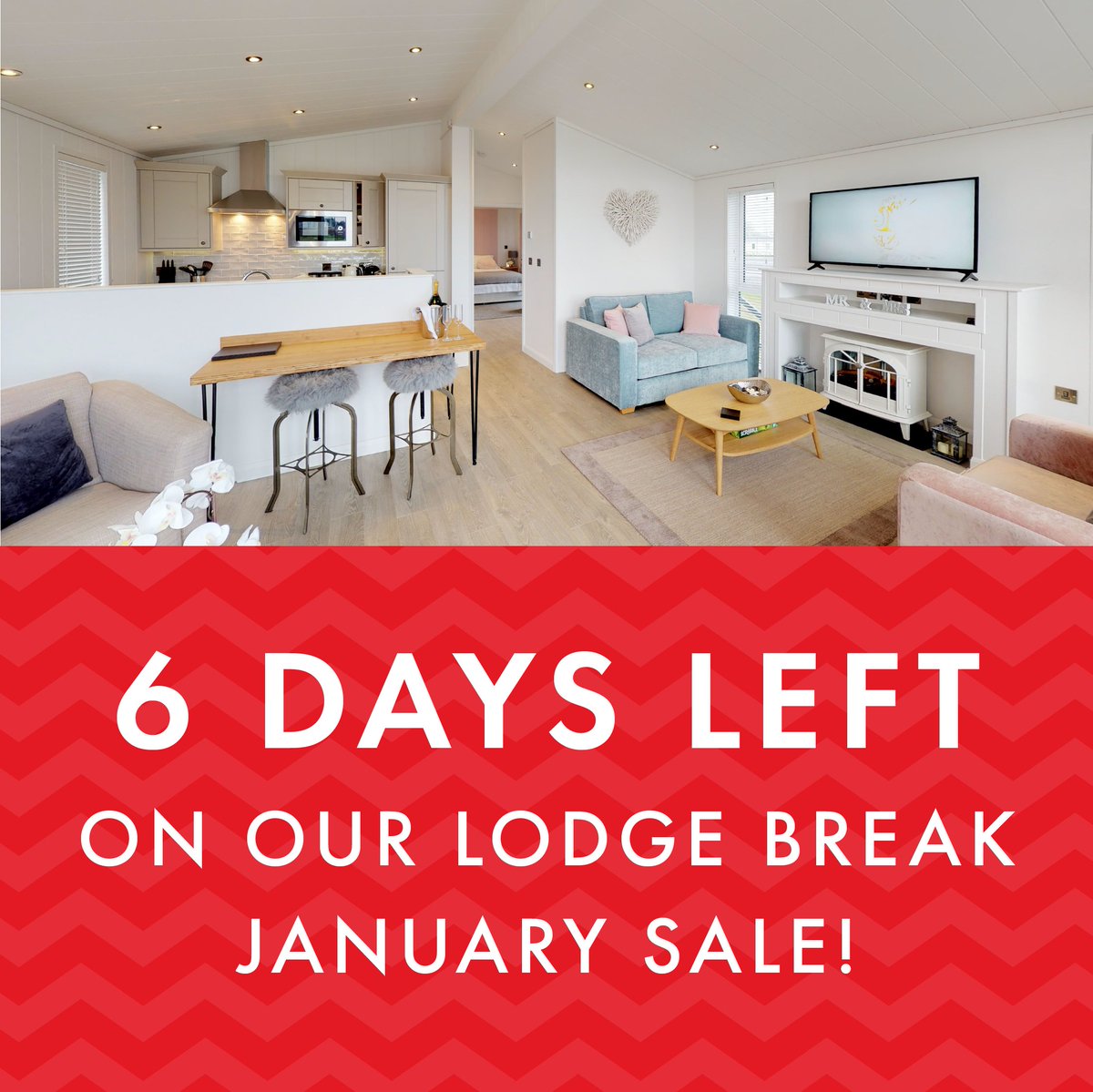 📣 6 DAYS LEFT to get 15% off your next luxury lodge break!

Offer is on standard tariff only (not adult breaks with country club upgrade option)

Book online 👉 hru.co.uk/january-sale/

No code is needed. The price will be reduced by 15%

Book by Jan 31st 2023! #unityholidays