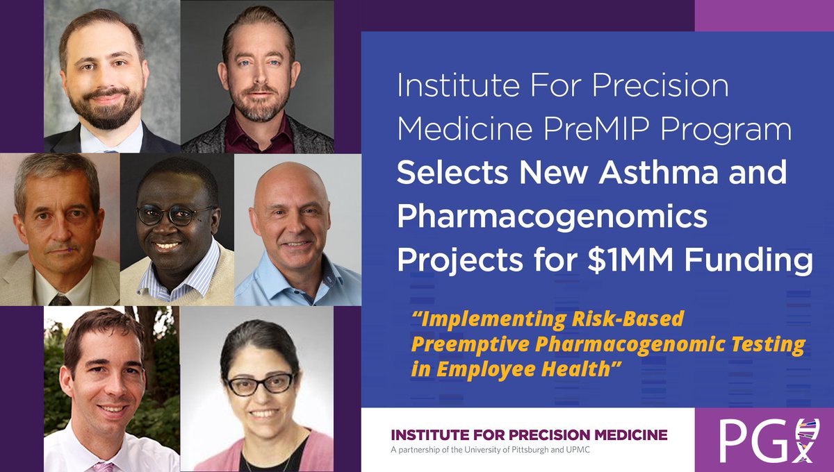 Congratulations! #PittPharmacy team led by <a href="/philempey/">Philip Empey</a> (PI), <a href="/LBerenbrok/">Lucas Berenbrok</a> (MPI), James Coons, C. Bernie Good, Sam Peasah, Mylynda Massart, and Ed Smith were selected by the <a href="/iprecisionmed/">Precision Medicine</a>’s Precision Medicine Implementation Program (#preMIP).

Learn more: bit.ly/2023-PreMIP