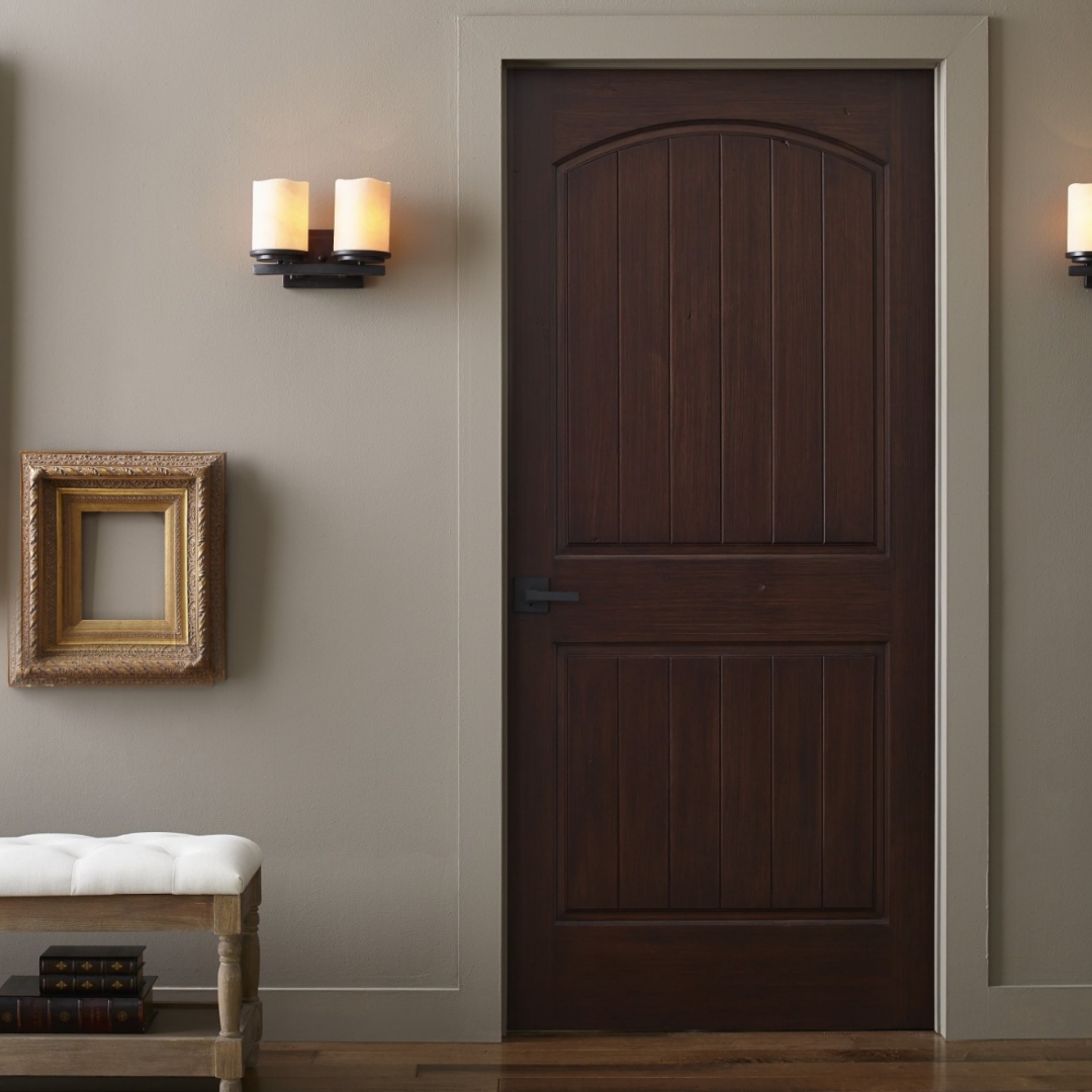 JELD-WEN Authentic wood interior doors deliver sophisticated performance that stands up to environmental changes. Consider #woodinterior doors for their style and stability. #jeldwen #interiordoors #winteriscoming