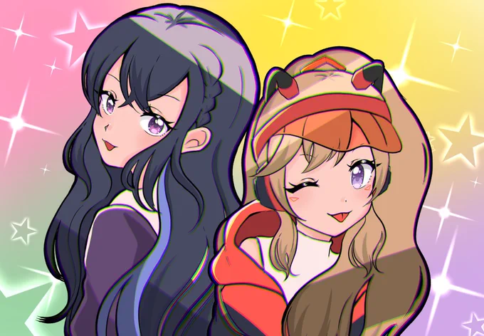 ぶいすぽの小森めとが 楽しみすぎる これからも応援してますっ (過去絵の詰め合わせスミマセン) #引き小森画 