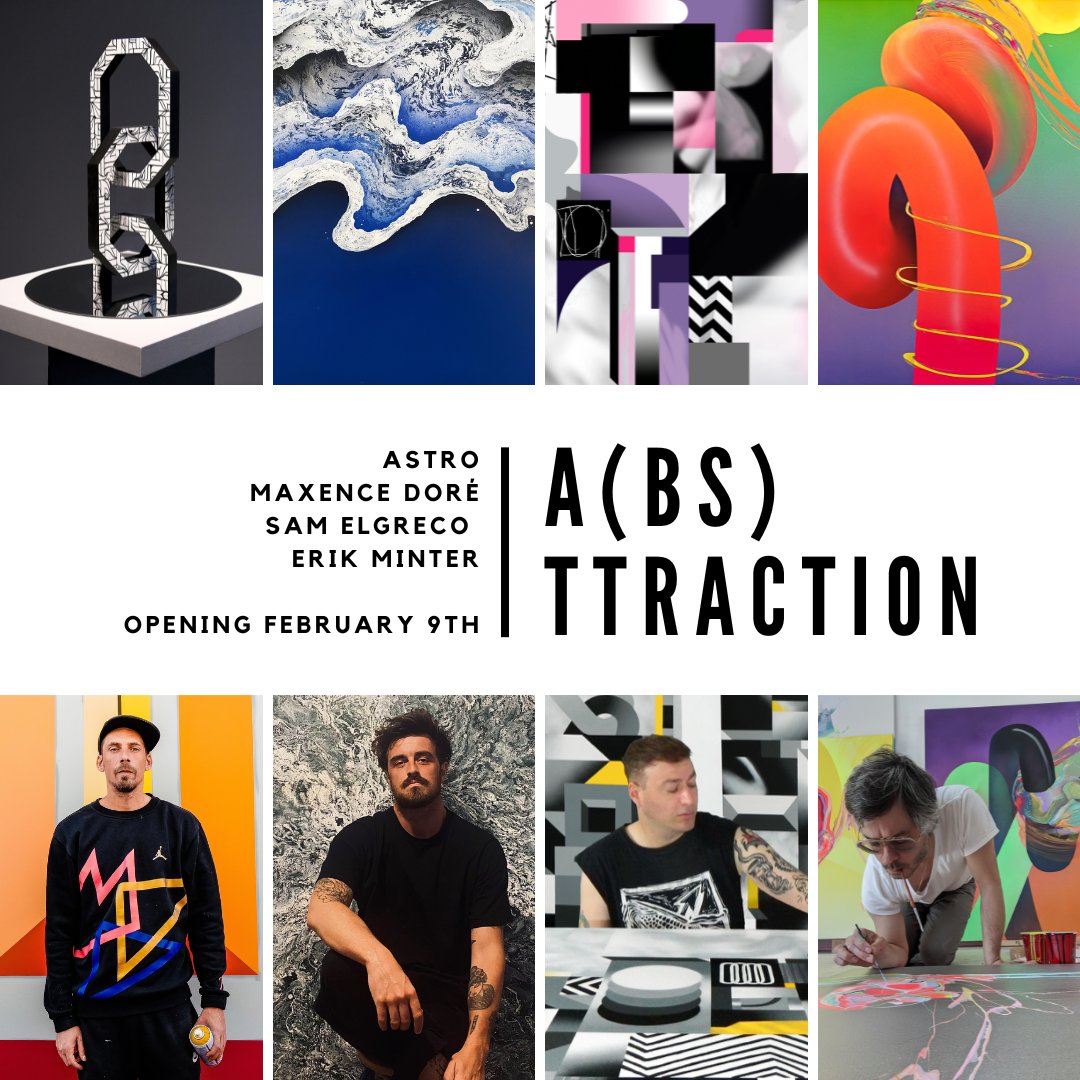 MazelGalerie's tweet photo. D-14 Before opening our next group exhibition "A(bs)ttraction including artworks by #Astro #MaxenceDore @SamElgreco &amp; @erikminter https://t.co/tK7mqejLQQ