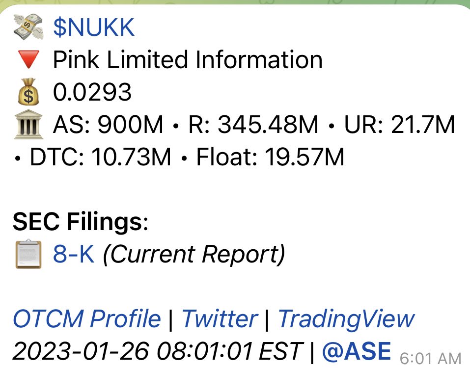 cdntradegrljenn's tweet photo. $NUKK continues to move forward in its up-list to nasdaq through reverse merger into spac $BRLI. For shareholders invested or following $MJWL this would be an interesting situation to follow. Just sharing:) https://t.co/OUQKYzknei