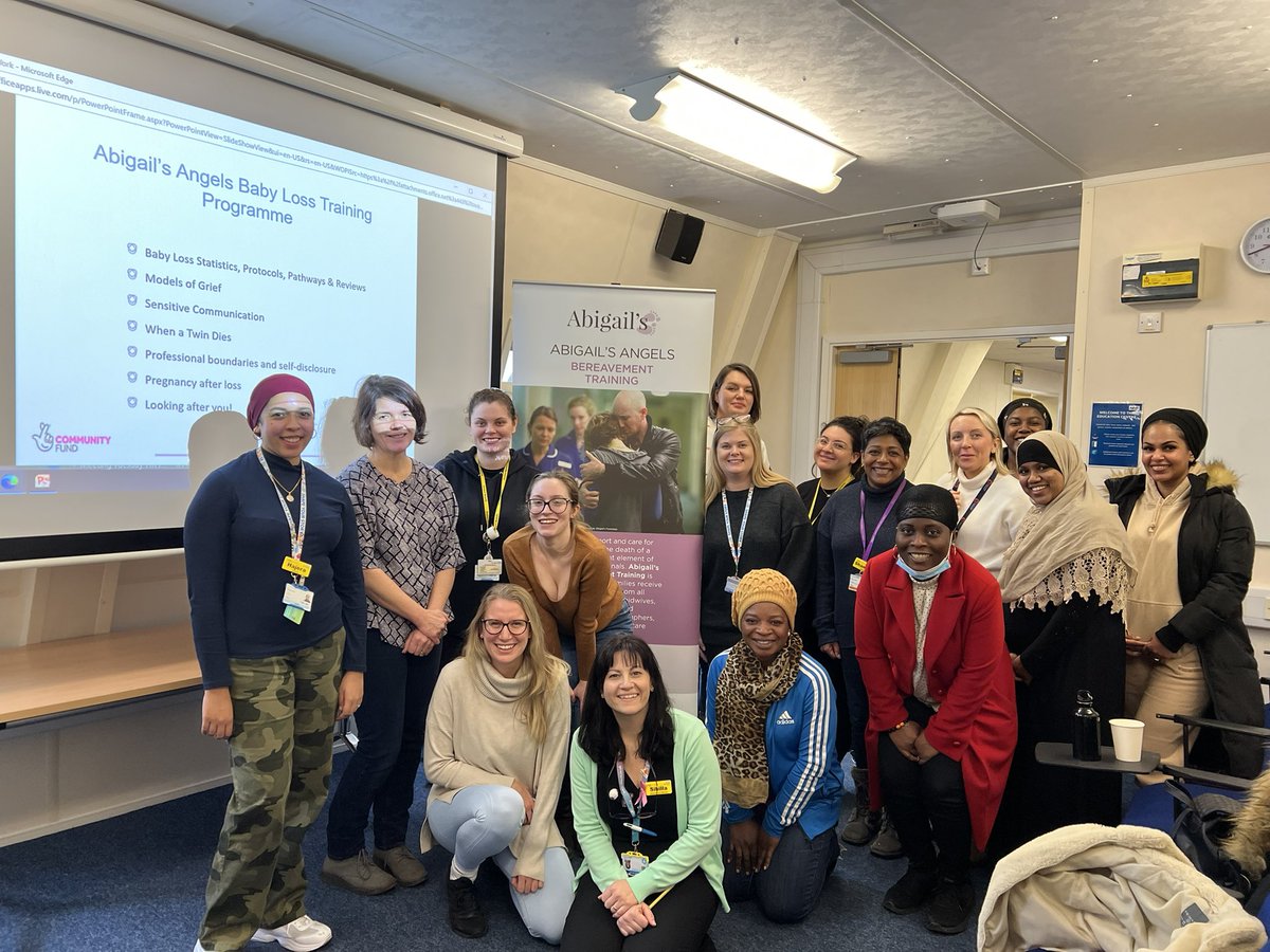 paulaabramson3's tweet photo. Great day @MaternityWX delivering our @AbigailsCharity funded baby loss training #babyloss #support #parents #Training #Professionals https://t.co/4YOPEyXcG1