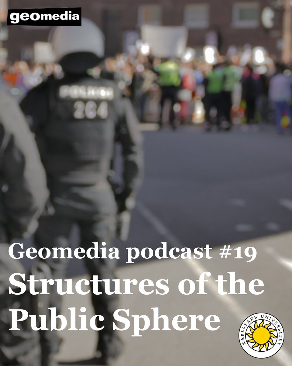 New episode of Geomedia Podcast - #19 kau.se/en/geomedia/ce… #geomedia #karlstadsuniversitet