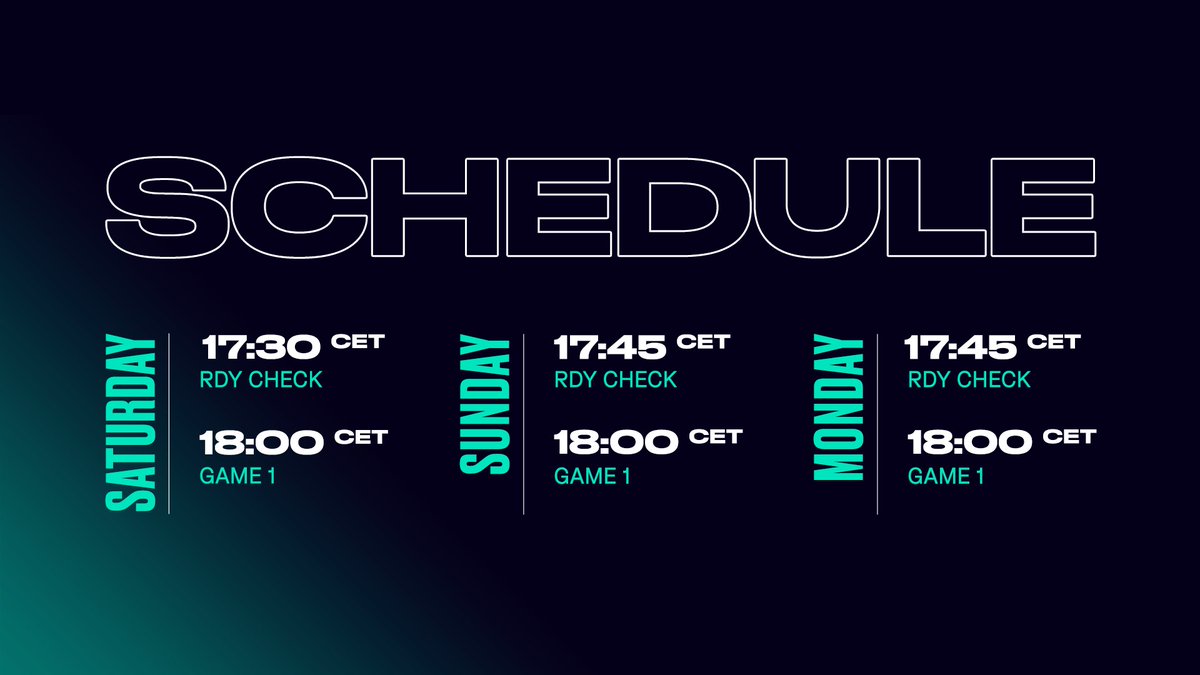 #LEC action continues on Saturday!

Your schedule for Week 2 of the Winter Split 🗓️