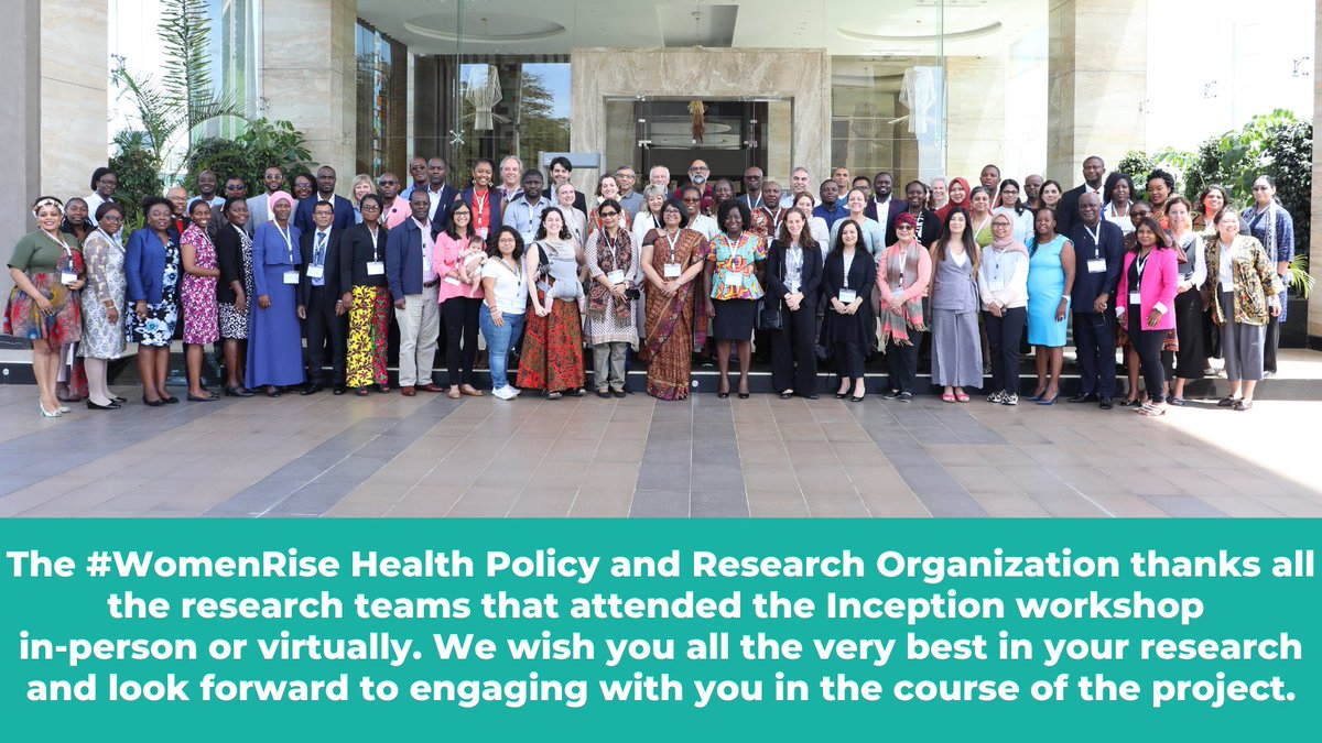 23 research teams, over 100 participants for three days of engagement. The #WomenRise Inception workshop has been a great platform for learning and networking. We anticipate great outcomes from the research work under the project.