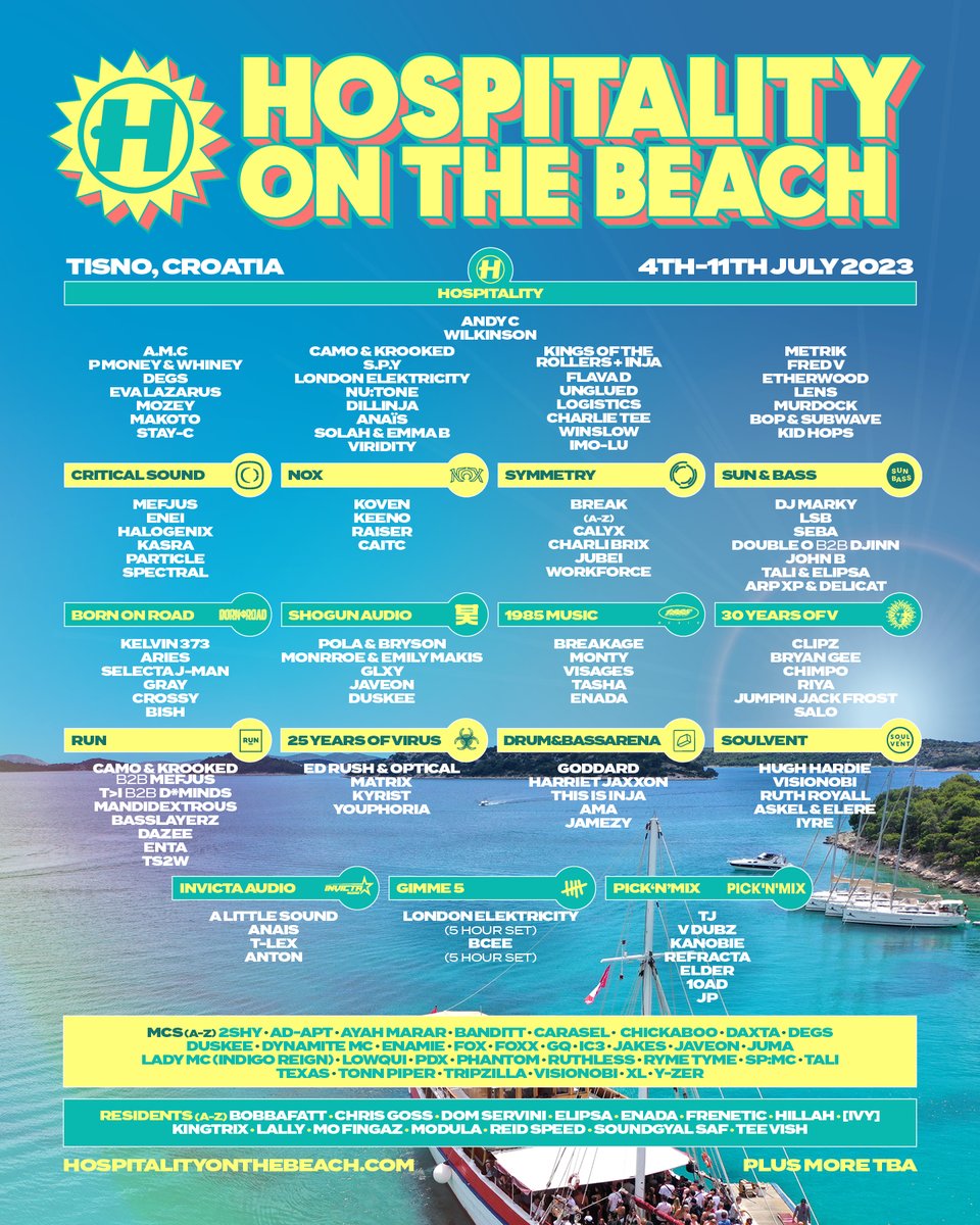 Drum&BassArena (@officialdnba) on Twitter photo 🚨 SUMMER VIBES INCOMING 🚨
We're super excited to be heading to Croatia for <a href="/HospitalityDNB/">HospitalityDnB</a> On the Beach this summer ☀️
Join us on the beach: hospitalityonthebeach.com 😎 🚨 SUMMER VIBES INCOMING 🚨
We're super excited to be heading to Croatia for <a href="/HospitalityDNB/">HospitalityDnB</a> On the Beach this summer ☀️
Join us on the beach: hospitalityonthebeach.com 😎