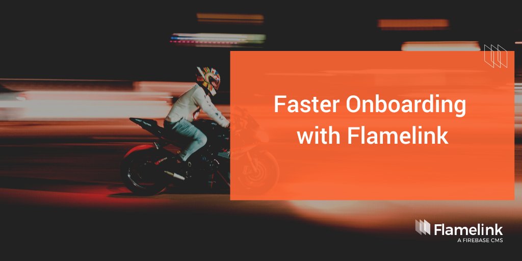 Effortless onboarding with <a href="/FlamelinkCMS/">Flamelink, the #FirebaseCMS 🔥🔗 @ #FirebaseSummit</a>'  seamless integration with <a href="/Firebase/">Firebase</a> for Developers, and its familiar-feeling, intuitive interface for content teams.

Sign up today at Flamelink.io

#Firebase #Flamelink #FirebaseCMS