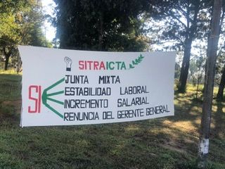 InfoPuebloPRT's tweet photo. 🌎 Rep. de #Guatemala 26/1/139 D. de #Marx 🌍
Trabajadores/as del #InstitutoDeCienciaYTecnologíaAgrícolas (#ICTA) realizan una #HUELGA indefinida exigen #AumentoSalarial #MejoresCondicionesLaborales #ContinuidadLaboral #BastaDePersecuciónPolítica
#PRT #InfoPuebloPRT https://t.co/QV7293sEKk