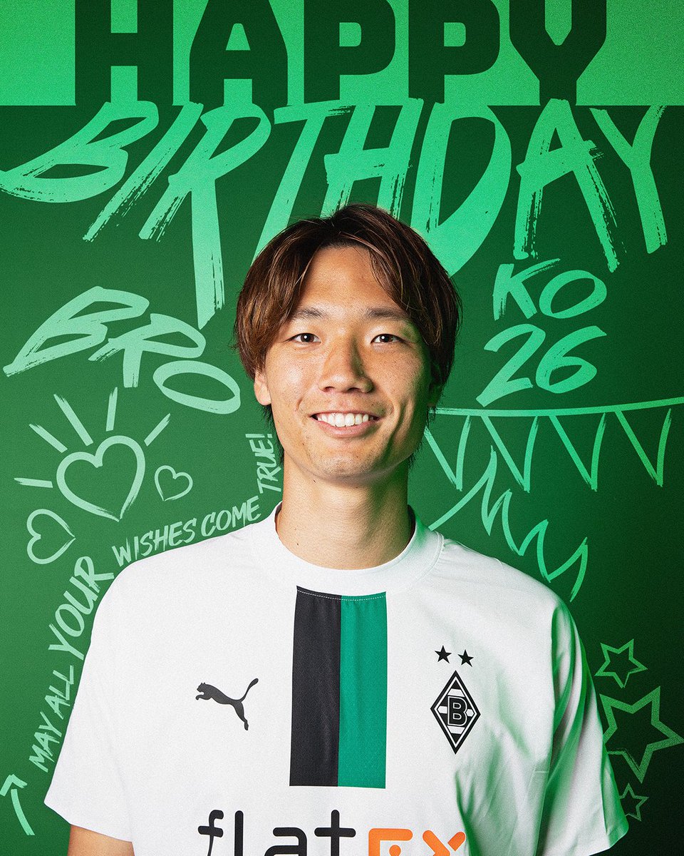 Herzlichen Glückwunsch zum Geburtstag, Ko! 🫶 Für dein neues Lebensjahr wünschen wir dir alles Gute! 🎈🎂💚 誕生日おめでとう、滉！ 素晴らしい一年になることを願っています！ @kougogo1270 | #HappyBirthday #dieFohlen