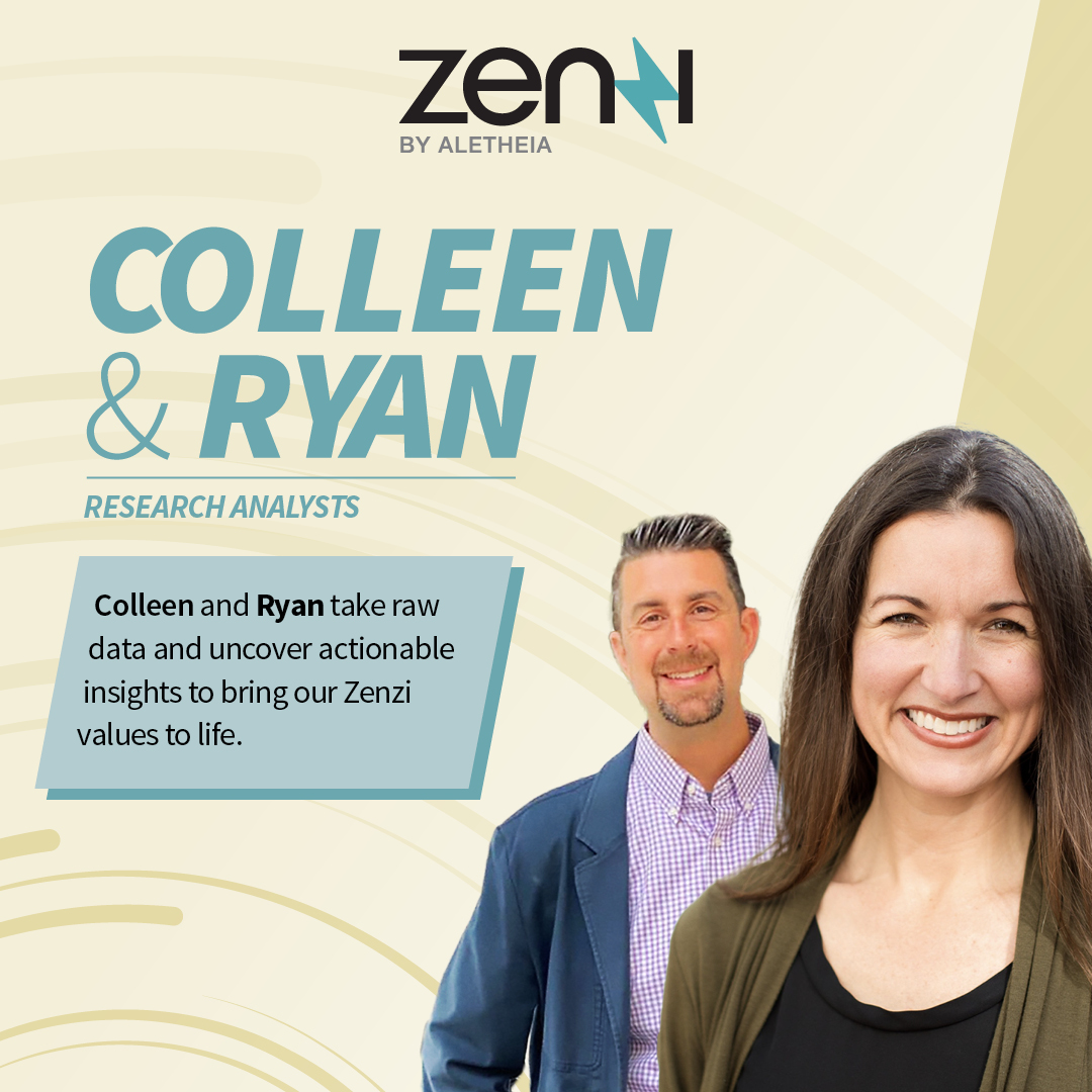 TheValuesAgency's tweet photo. Meet Colleen and Ryan, the dynamic duo that extracts valuable insights from raw research data, the first step in helping you understand your customers.

Ready to breathe new life into your brand? Start digging deeper with Zenzi's patented research. https://t.co/hQ2Av0ETbm https://t.co/kz9hBvKvtm