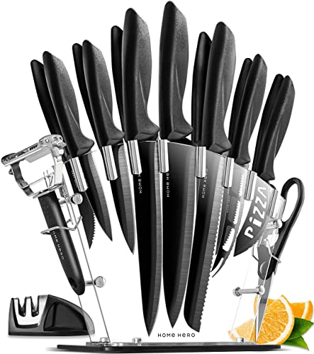 emerymerchantg1's tweet photo. Home Hero Kitchen Knife Set - 17 piece Chef Knife Set with Stainless Steel Knives Set for Kitchen with Accessories #love #outfit https://t.co/m0KBlJHCPB https://t.co/pQp91ssGiX