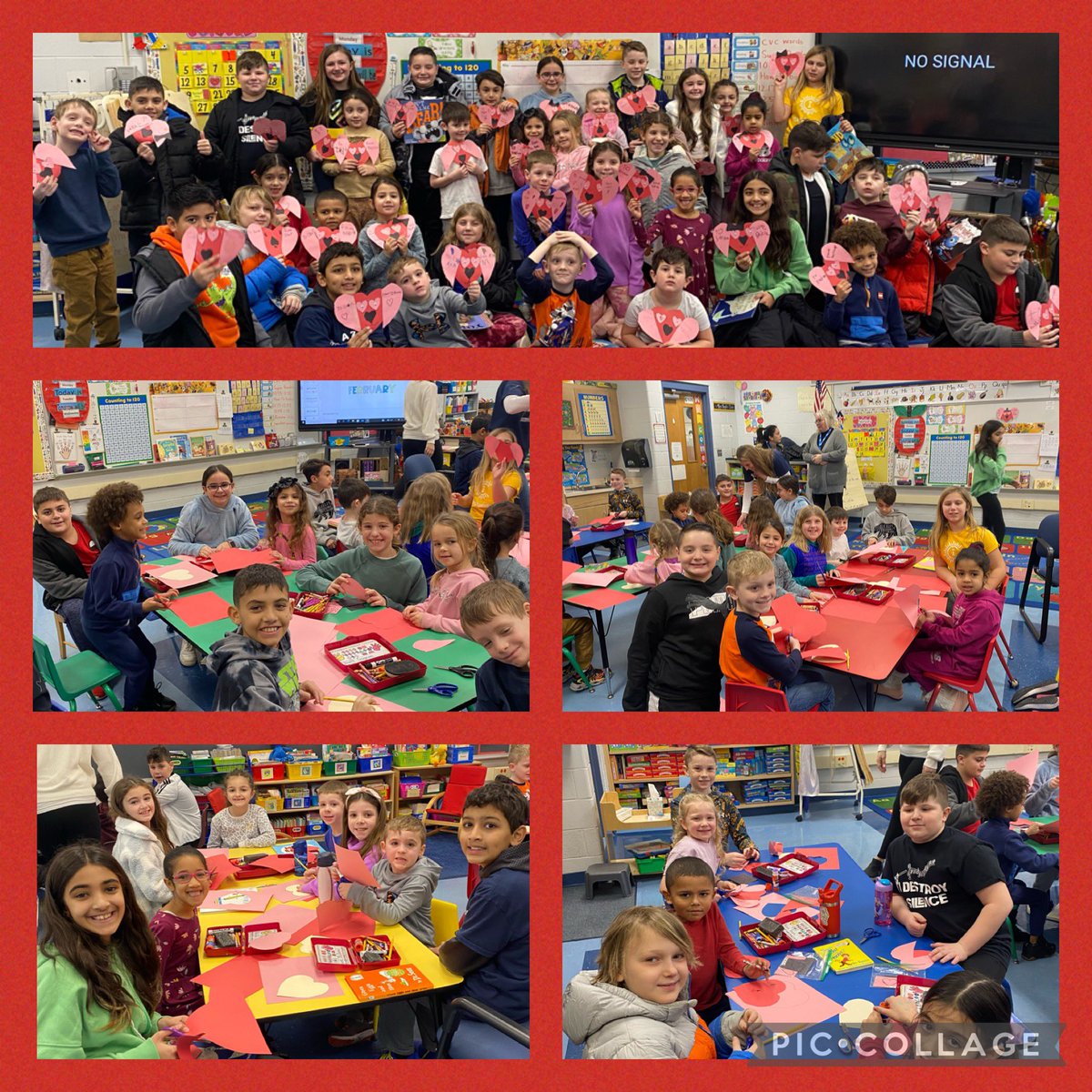keoghskinders's tweet photo. We had a blast making Valentines with our fourth grade buddies! @MillstonePS @MillstoneElemen https://t.co/TOZQH7ShTx
