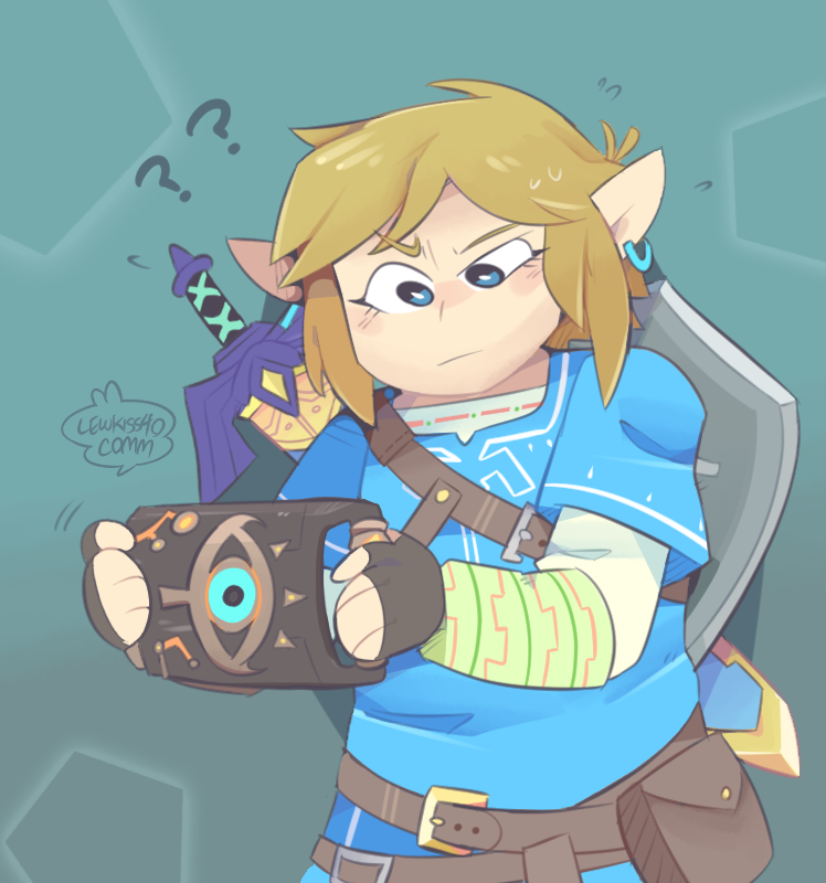 リンク(ゼルダの伝説) 「BOTW Link C0mm  」|Lewkiss🌧 (comms open)のイラスト