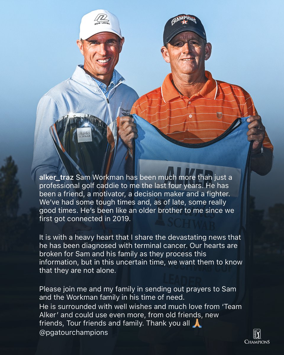 Sending our love to Sam and his family during this difficult time. 🧡
